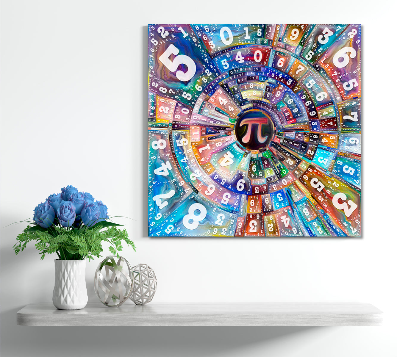 NUMBERS Energy And Power Behind Life Abstract Art Print Artesty   