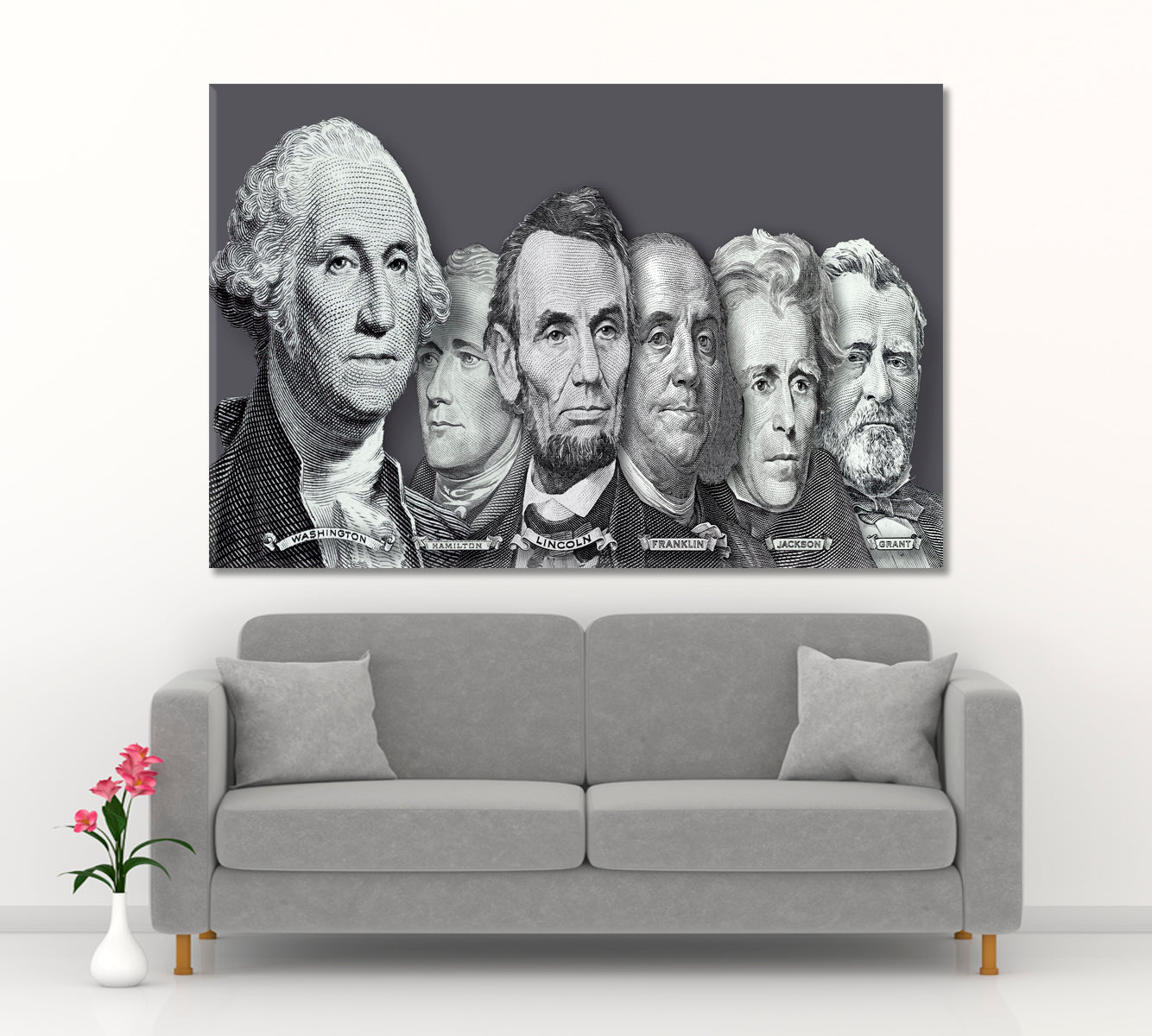 Presidents and Founding Fathers of the United States Business Concept Wall Art Artesty   