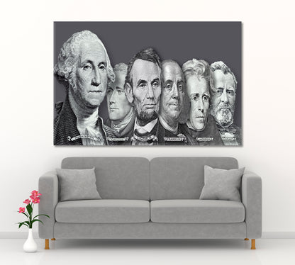 Presidents and Founding Fathers of the United States Business Concept Wall Art Artesty   