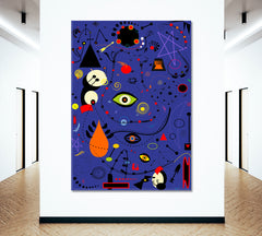 Style Miro French Painter Motives Abstract Art Print Artesty   