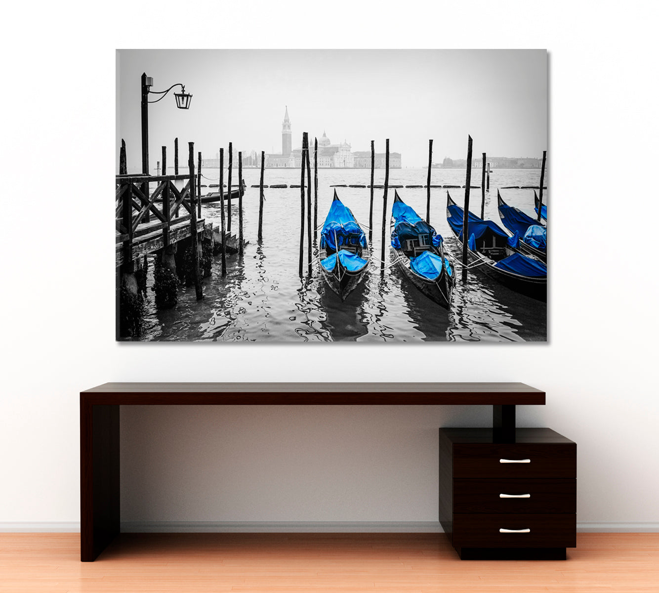 Venice Italy Typical Gondolas Cities Wall Art Artesty   