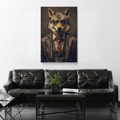 Wolf in Business Attire Art  Artesty   