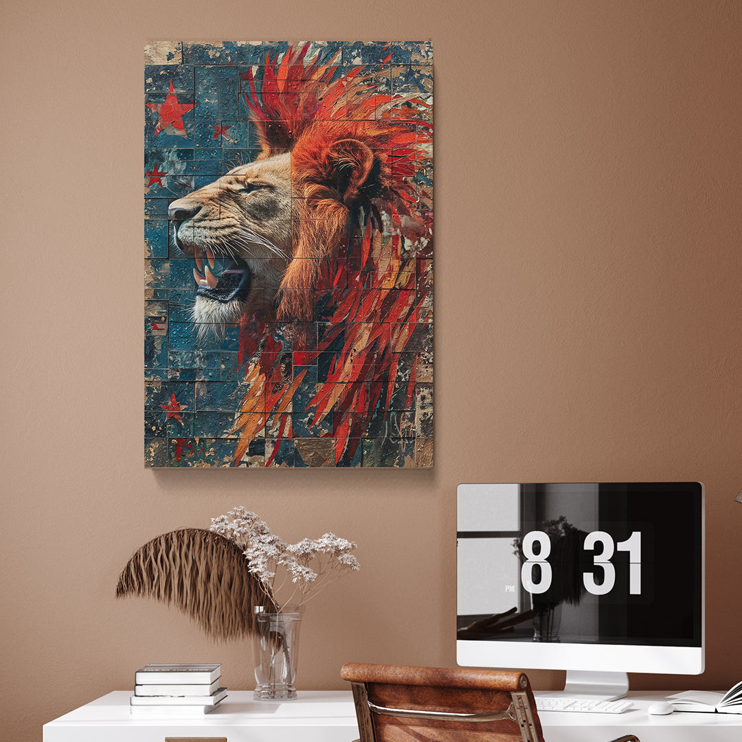 Roaring Lion Canvas Prints Artesty
