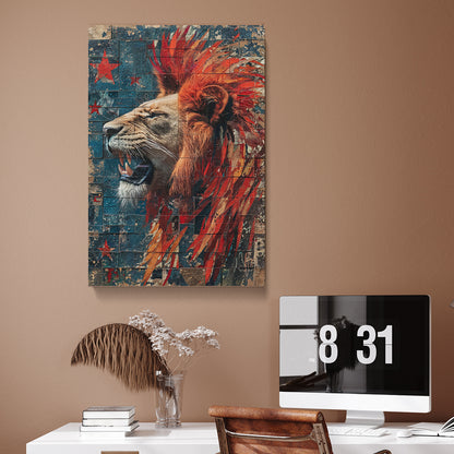 Roaring Lion Canvas Prints Artesty