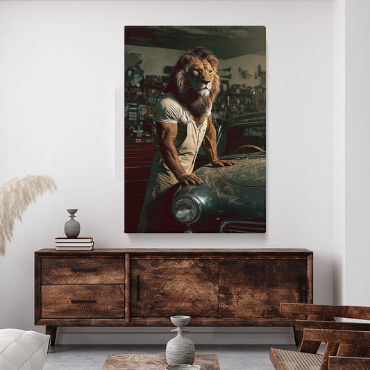 Lion Mechanic Canvas Prints Artesty