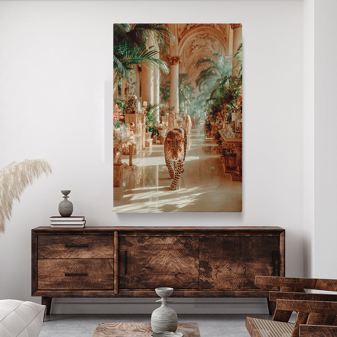 Leopard in Grand Palace Canvas Prints Artesty