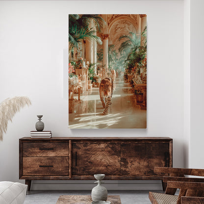 Leopard in Grand Palace Canvas Prints Artesty