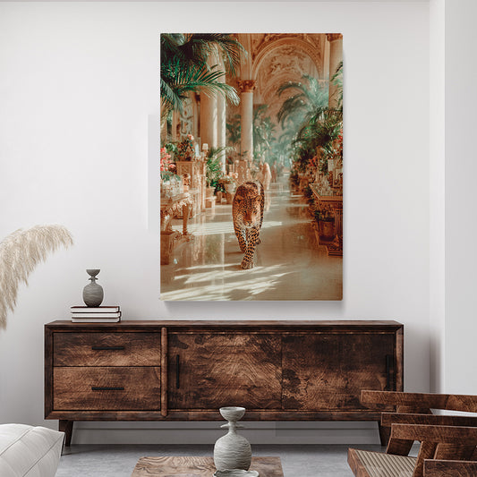 Leopard in Grand Palace Canvas Prints Artesty