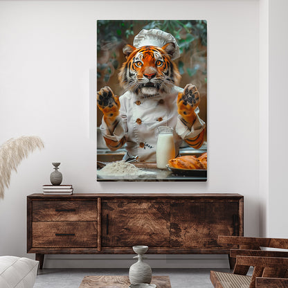 Tiger Chef Canvas Prints Artesty