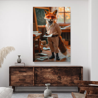 Teacher Fox Canvas Prints Artesty