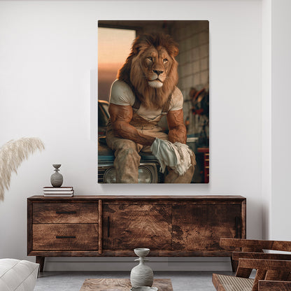 Lion Mechanic Canvas Prints Artesty
