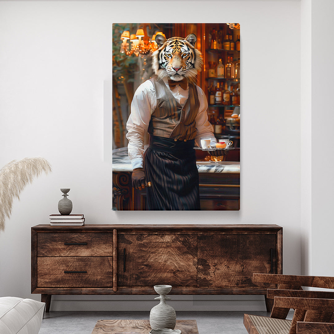 Tiger Waiter Canvas Prints Artesty