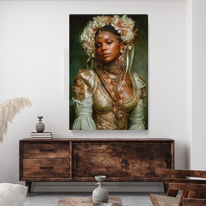 African Women Royalty Portrait Canvas Prints Artesty