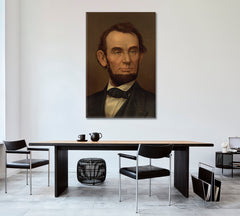 Abraham Lincoln Portrait Celebs Canvas Print Artesty   