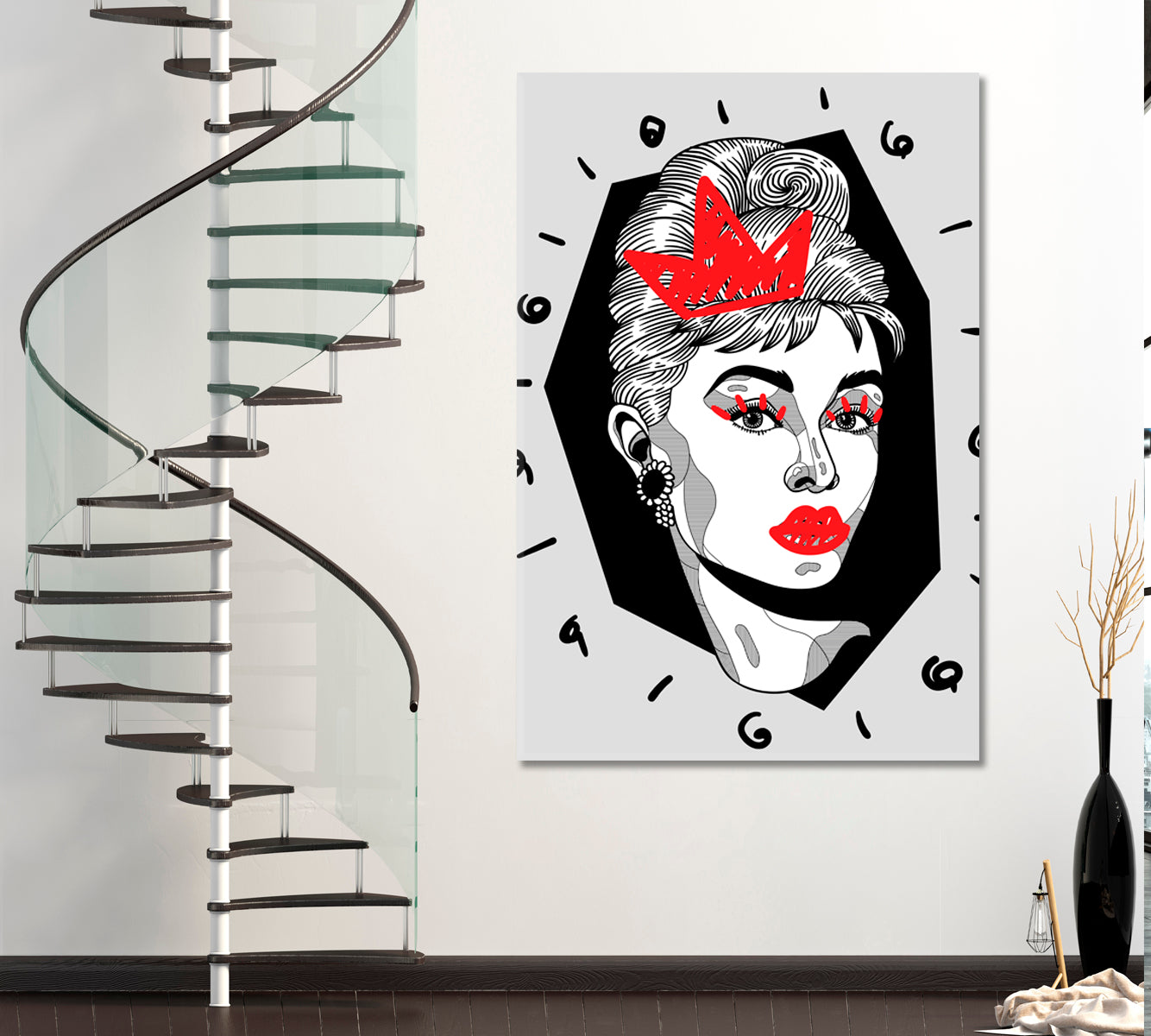 Audrey Hepburn Pop Art Celebs Canvas Print Artesty   