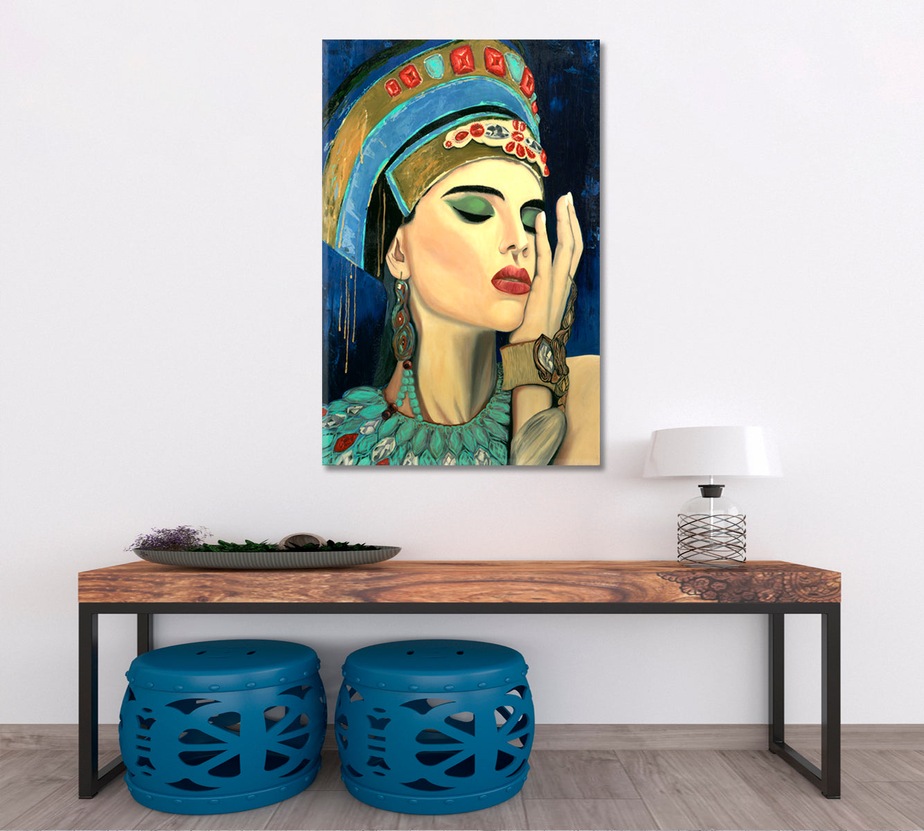 Egyptian Mistress African Style Canvas Print Artesty   