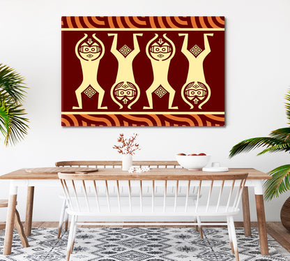 Abstract Indonesian Ethnic Pattern Abstract Art Print Artesty   