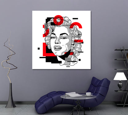 Marilyn Monroe Pop Art Celebs Canvas Print Artesty   