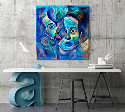 SELF EXPRESSION Human Consciousness Inner World Abstract Art Print Artesty   