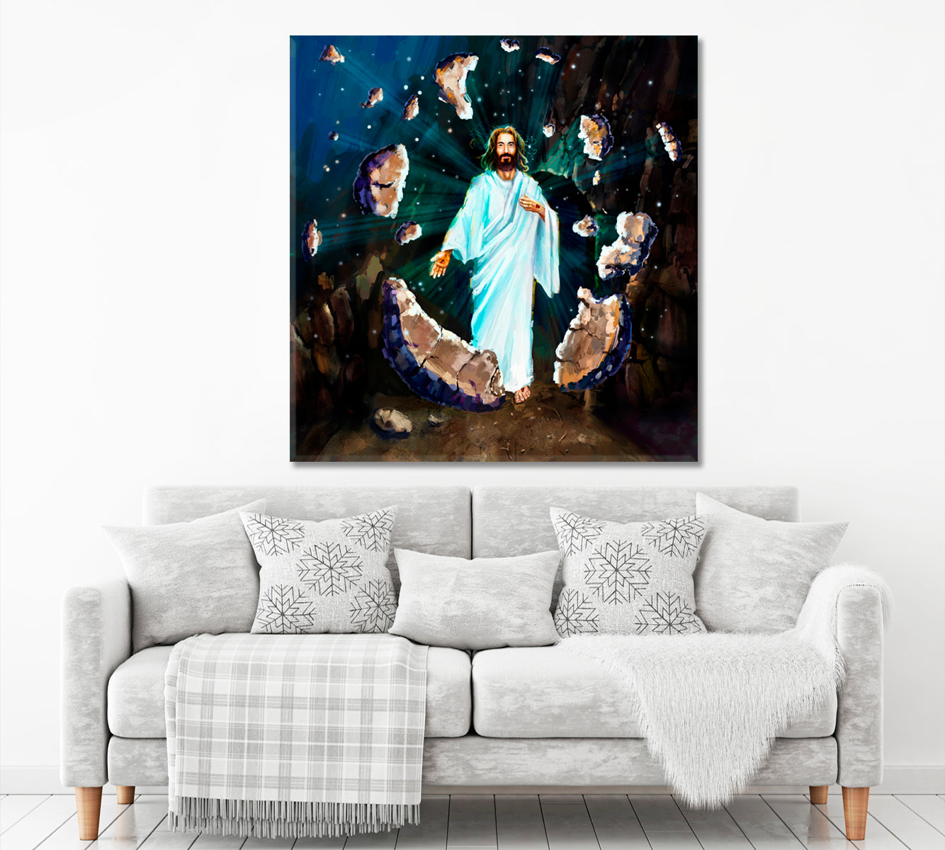 The Resurrection of Jesus Religious Modern Art Artesty   