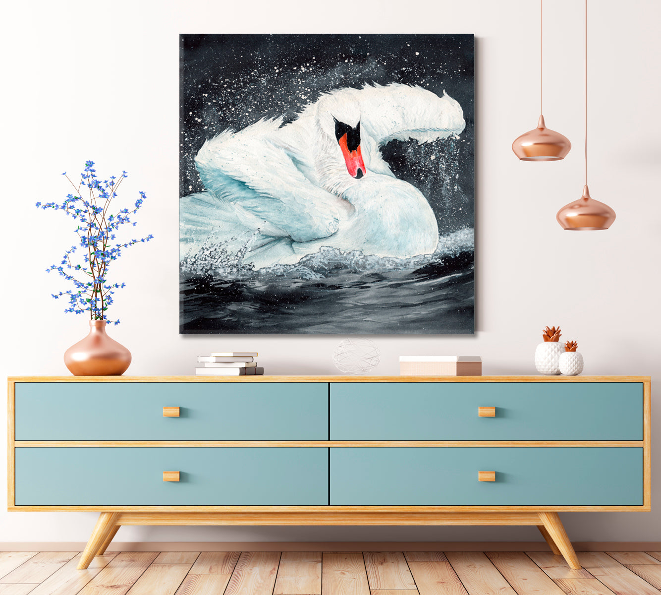 THE SWAN Symbols of Love Loyalty Soul Fine Art Artesty   