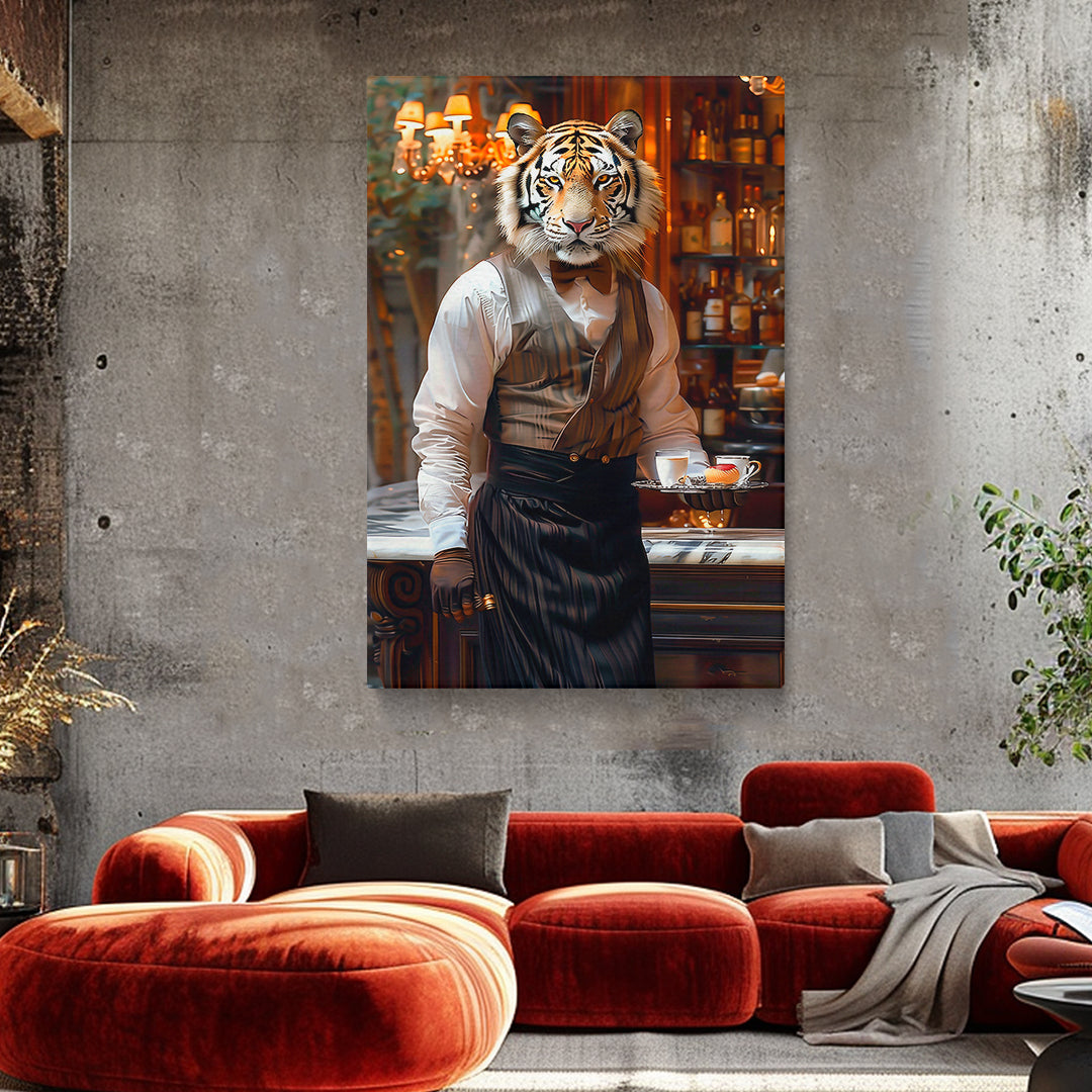 Tiger Waiter Canvas Prints Artesty