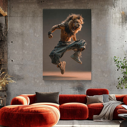 Roaring Lion Street Dancer Canvas Prints Artesty