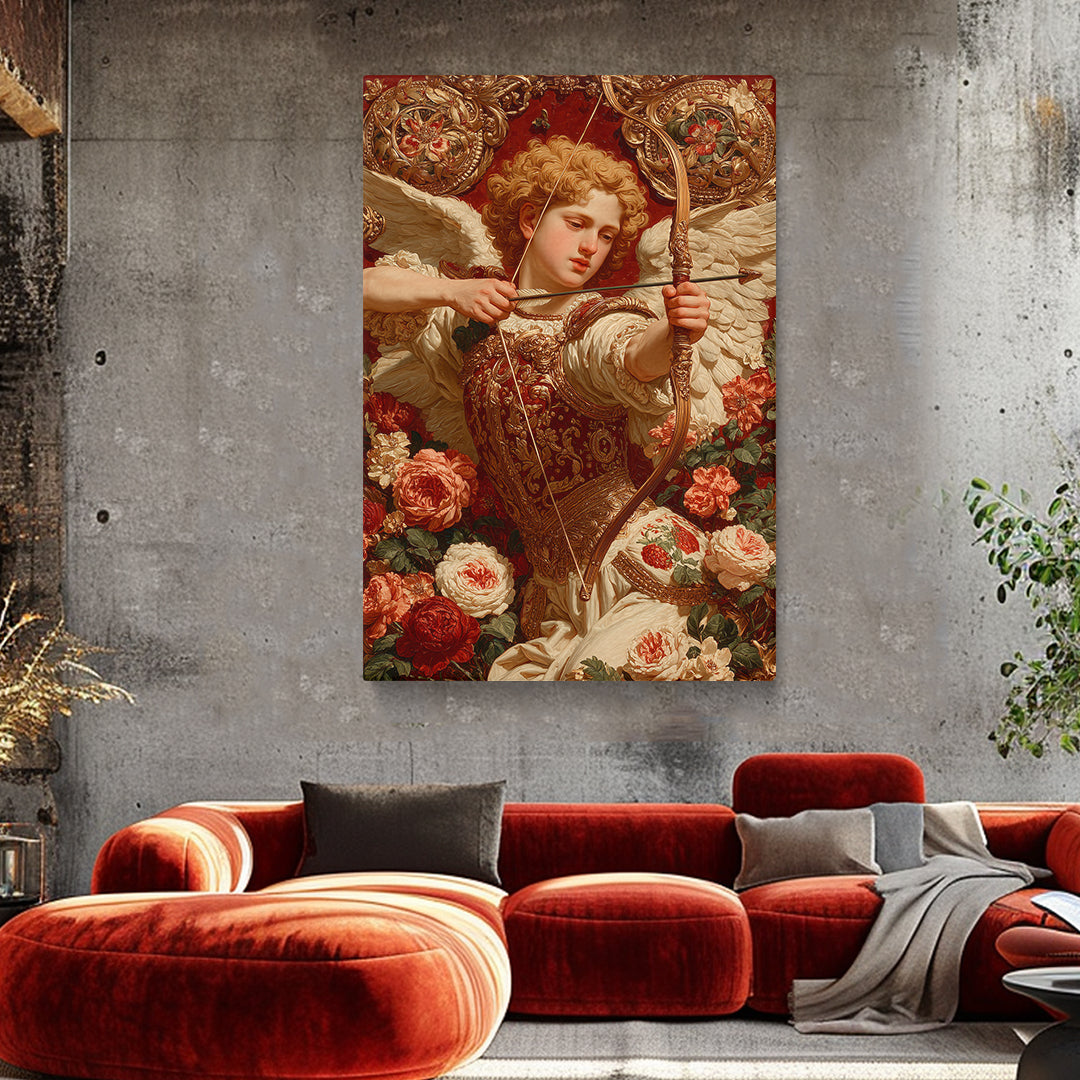 Baroque Cupid Archer Angel Canvas Prints Artesty 1 Panel 16"x24"