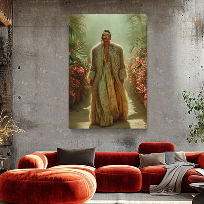 Fashion Queen in Tropical Jungle Canvas Prints Artesty