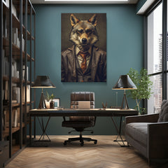 Wolf in Business Attire Art  Artesty   