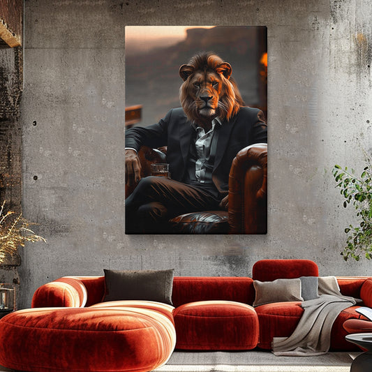 Lion Boss Canvas Prints Artesty