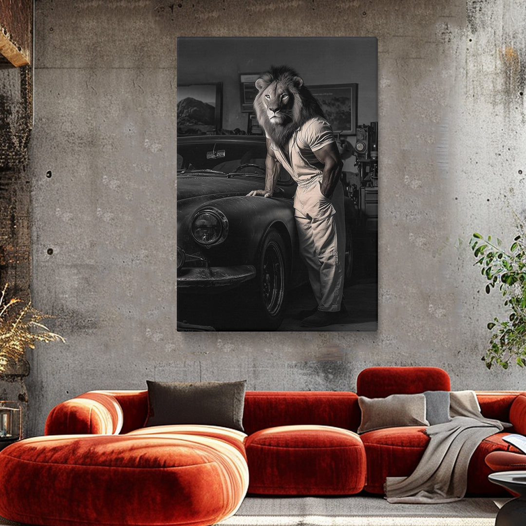 Lion Mechanic Canvas Prints Artesty