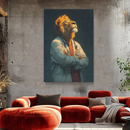 Lion Doctor Canvas Prints Artesty