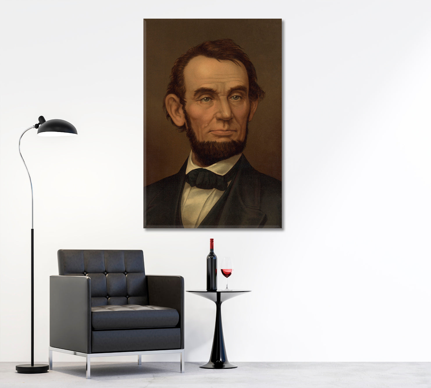 Abraham Lincoln Portrait Celebs Canvas Print Artesty   