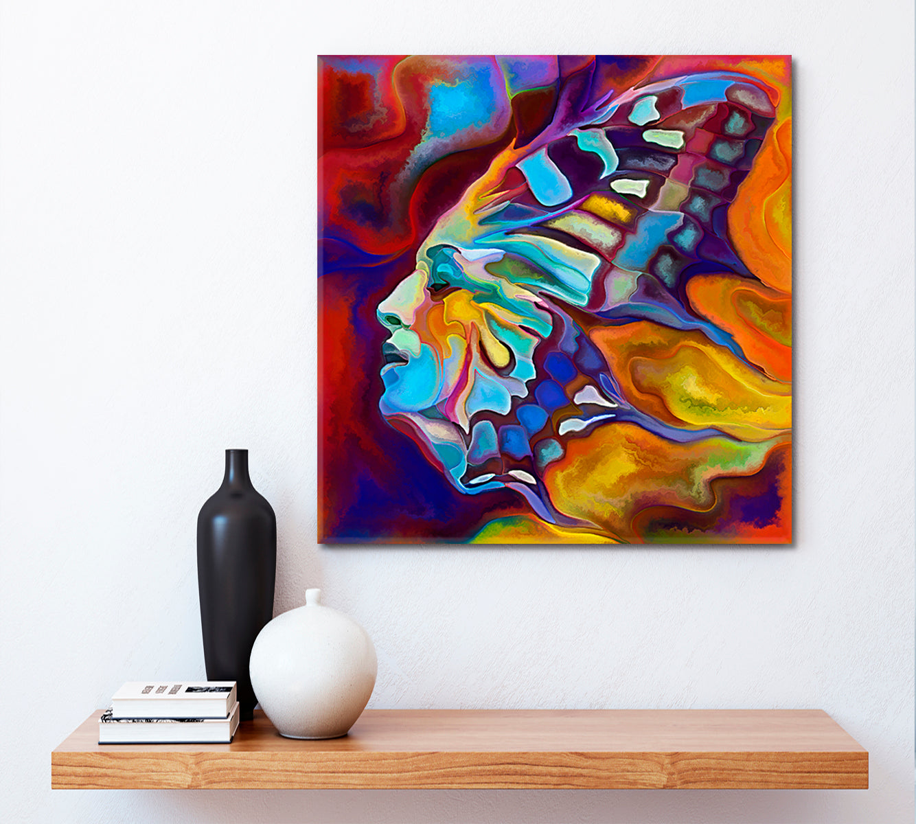 INNER EMBODIMENT Abstract Human Portrait As A Butterfly Abstract Art Print Artesty   