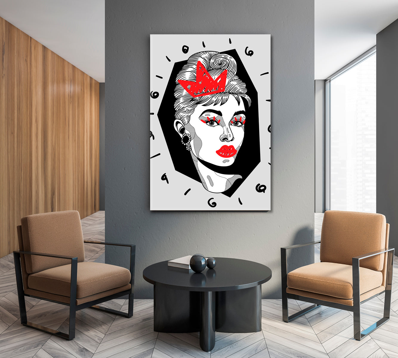 Audrey Hepburn Pop Art Celebs Canvas Print Artesty   