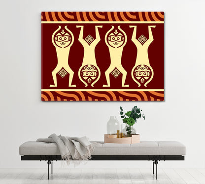 Abstract Indonesian Ethnic Pattern Abstract Art Print Artesty   