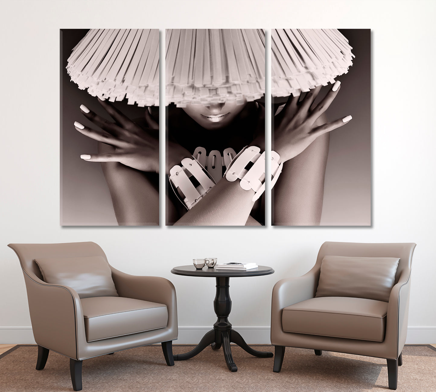 Beauty Glamor Fashion Beauty Salon Artwork Prints Artesty 3 panels 36" x 24" 