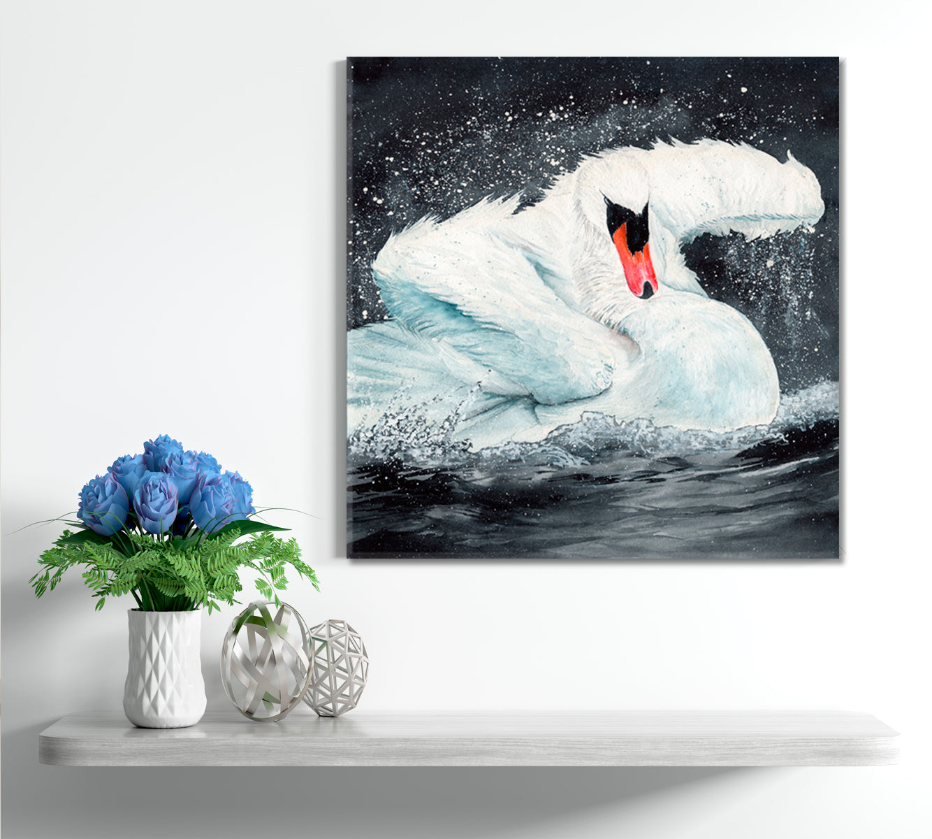 THE SWAN Symbols of Love Loyalty Soul Fine Art Artesty   