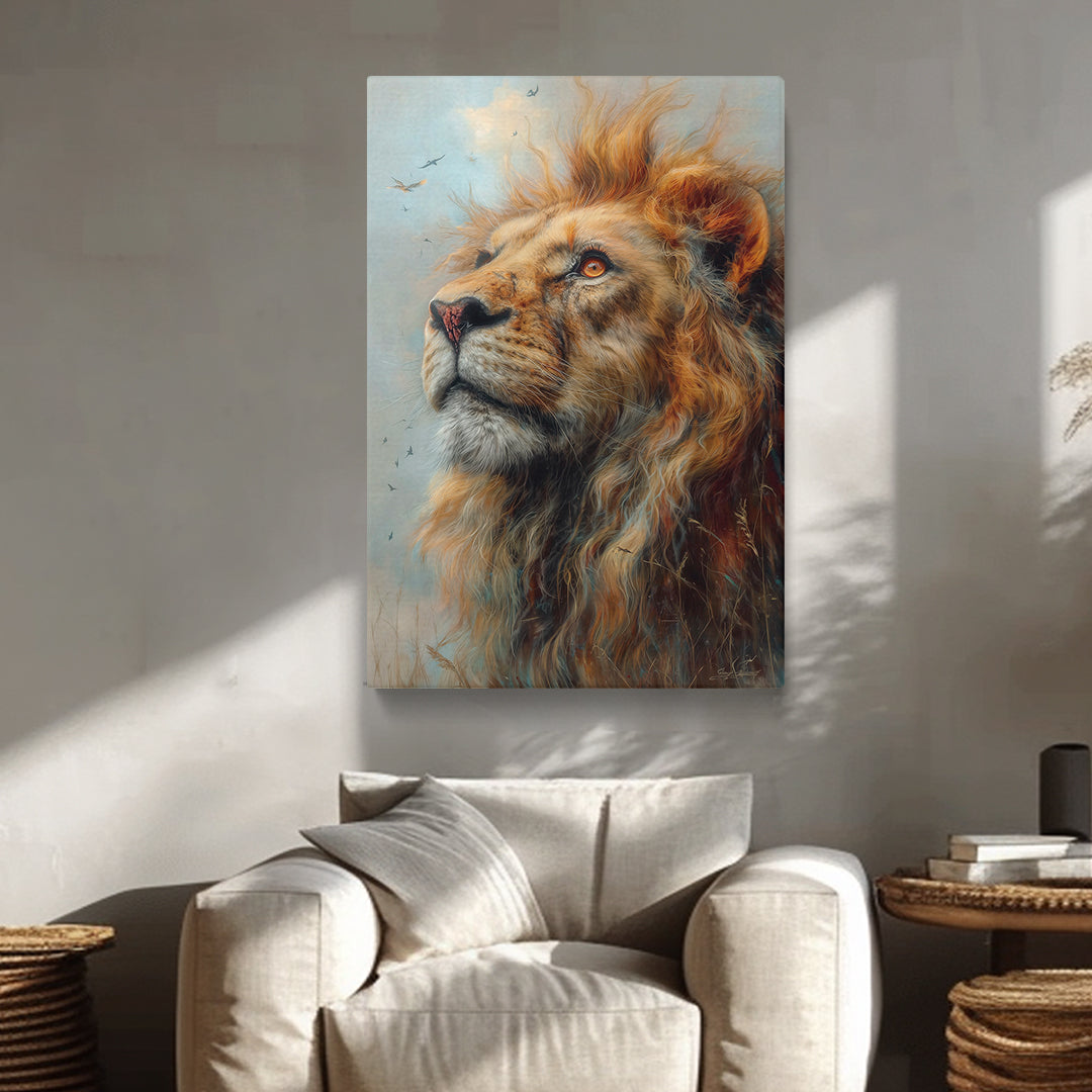 Majestic Lion Canvas Prints Artesty