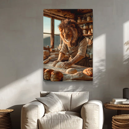 Lion Baker Canvas Prints Artesty
