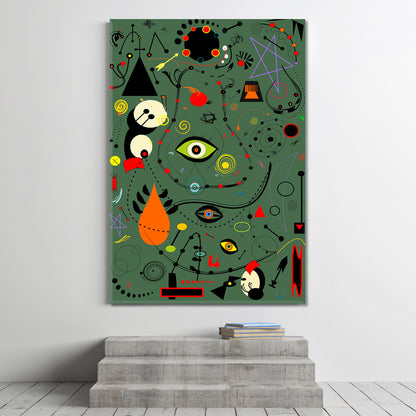 Style Joan Miro Absract Modernist Abstract Art Print Artesty   