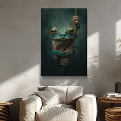 Tree Frog in Rainforest Canvas Prints Artesty
