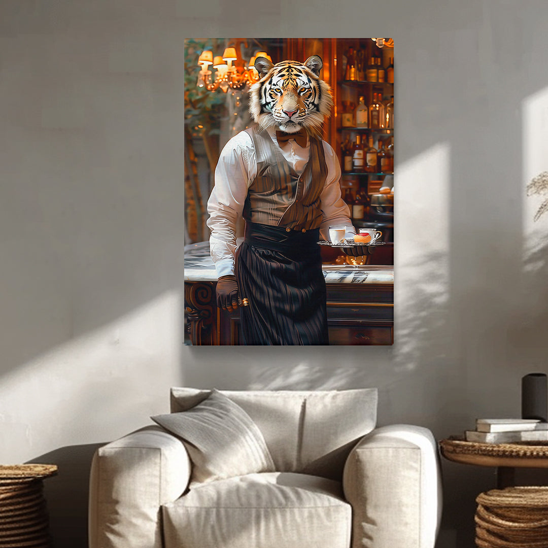 Tiger Waiter Canvas Prints Artesty