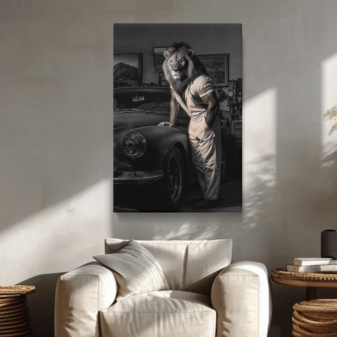 Lion Mechanic Canvas Prints Artesty