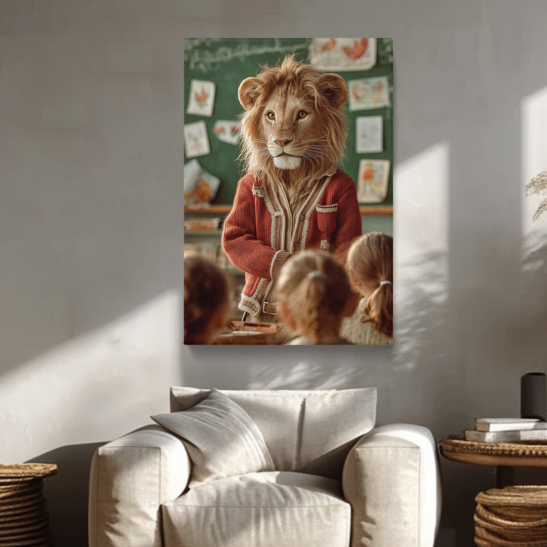 Lioness Teacher Canvas Prints Artesty