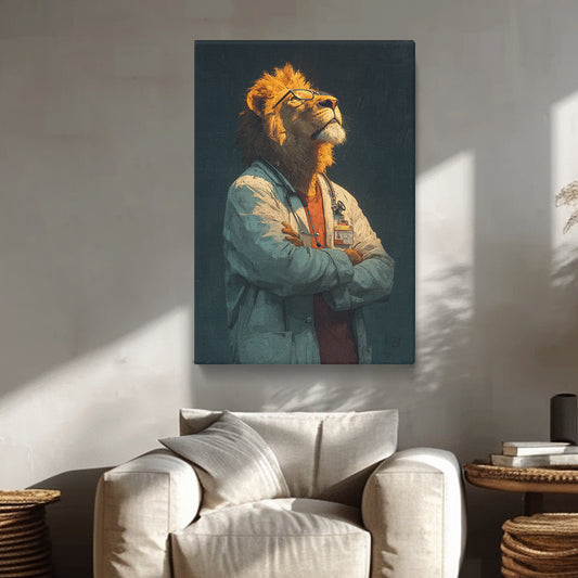 Lion Doctor Canvas Prints Artesty