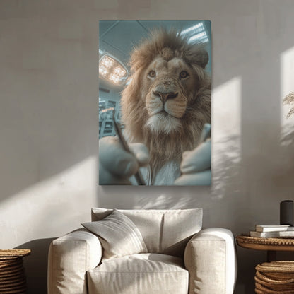 Dentist Lion Canvas Prints Artesty