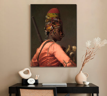 BASHI-BAZOUK Reckless Turks Soldier Jean-Leon Gerome Reproduction Black and White Wall Art Print Artesty   