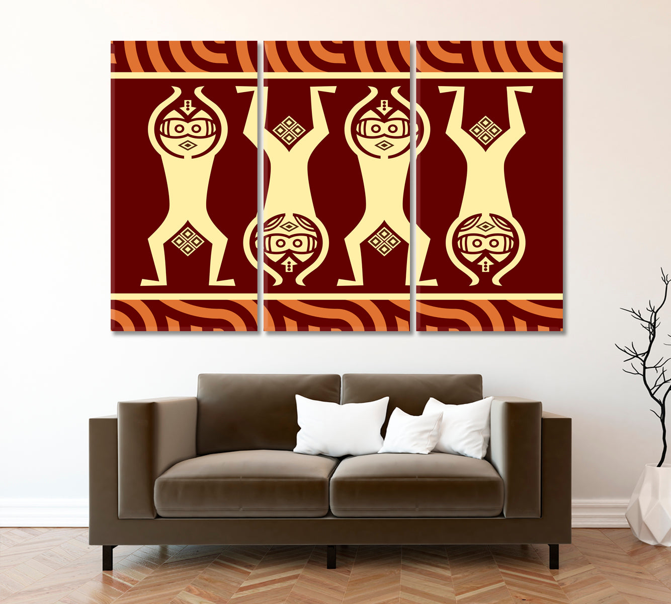 Abstract Indonesian Ethnic Pattern Abstract Art Print Artesty   